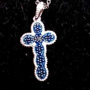 Diamond Accent Cross Necklace